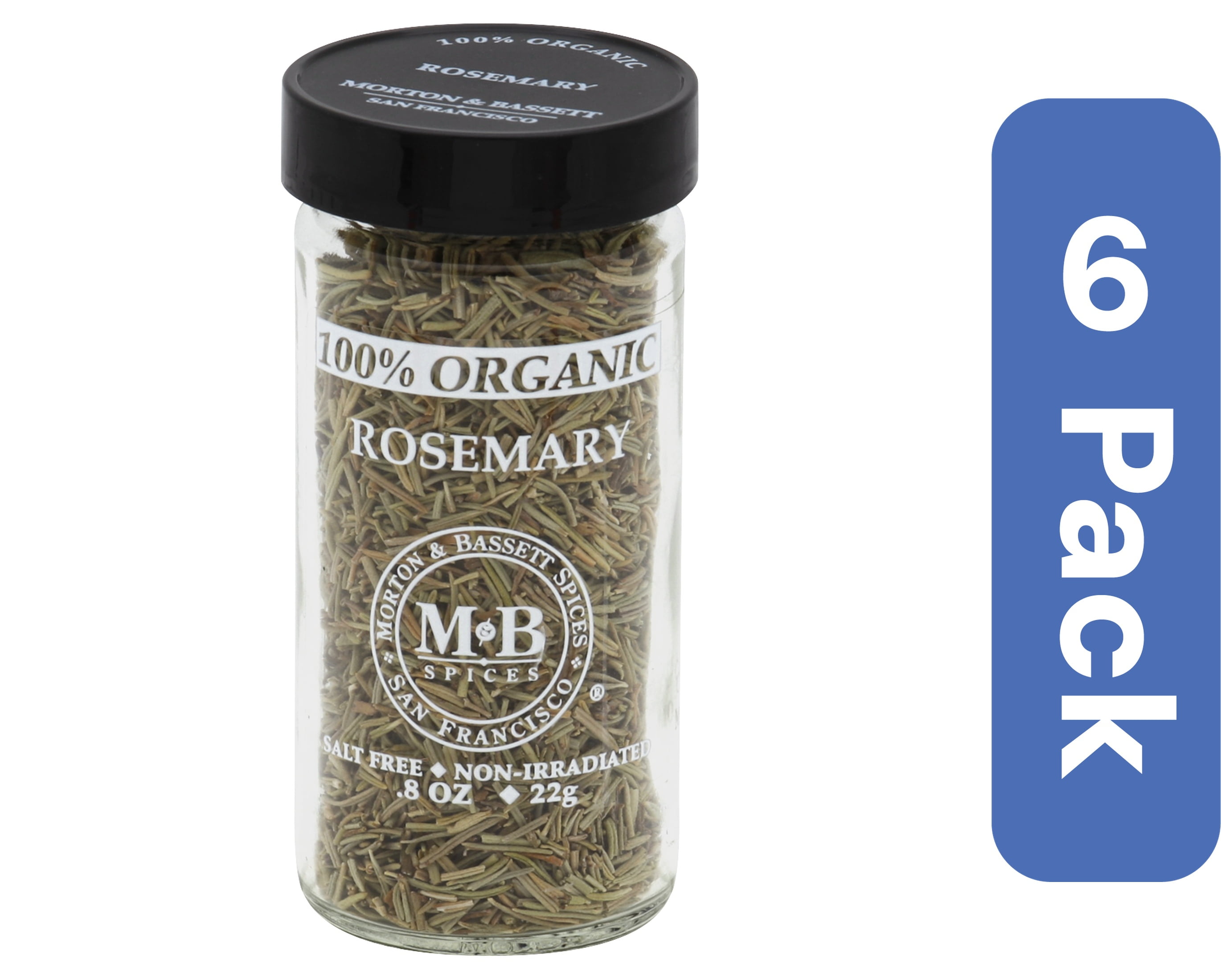 Morton & Bassett Organic Rosemary 0.8 oz (Pack Of 6)