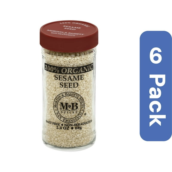 Morton & Bassett Organic Sesame Seeds 2.4 oz (Pack Of 6)
