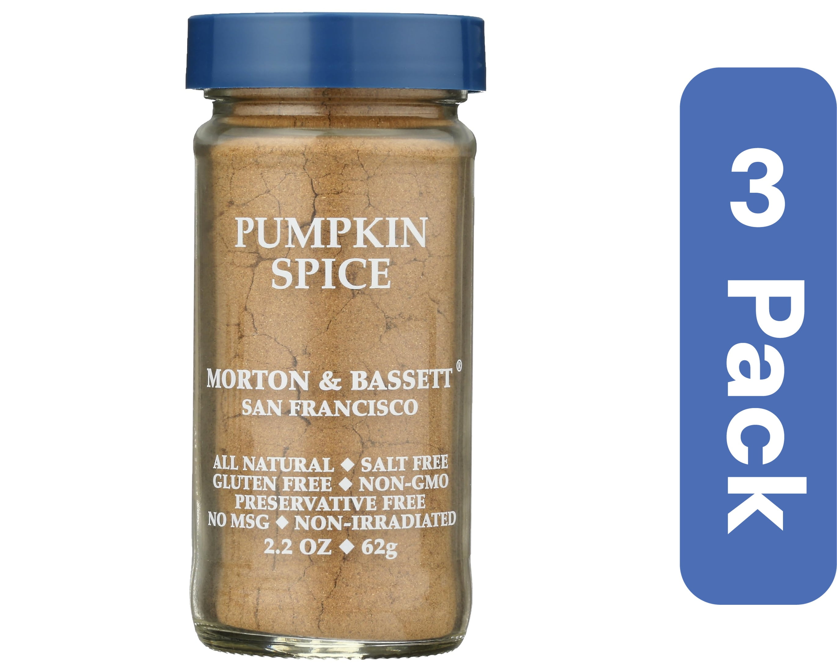Morton & Bassett Pumpkin Spice, Vegan, 2.2 Ounces (Pack Of 3) ALT2