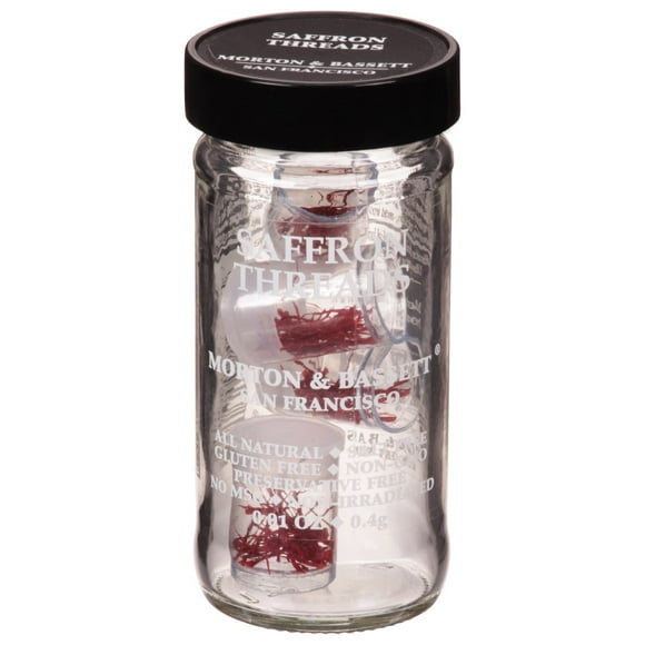 Morton & Bassett Saffron Threads - .01 oz (Packaging May Vary)