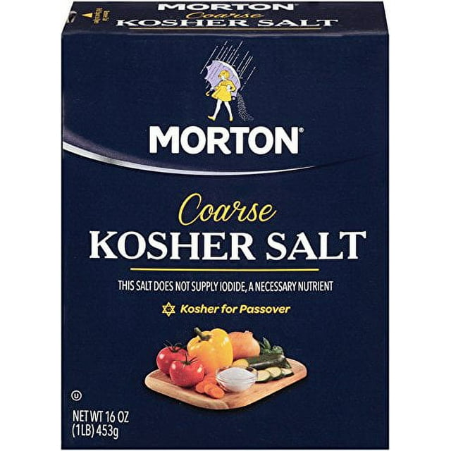 Morton Coarse Kosher Salt For Everyday Cooking, Grilling, Brining, and as a Margarita Salt