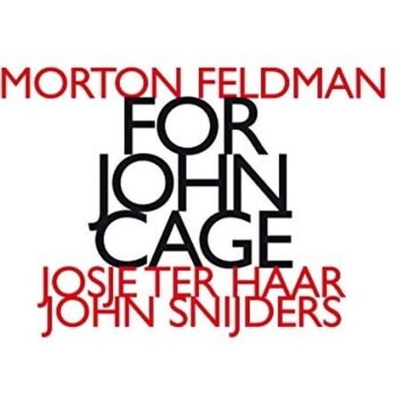 Morton Feldman - Morton Feldman: For John Cage - Music & Performance - CD