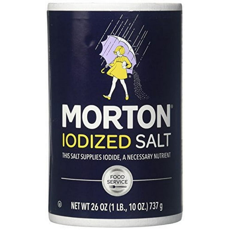 Morton Iodine Enriched Iodized Salt, 250 Grams - Walmart.com