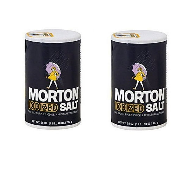 Morton Iodized Salt, Pack of 2