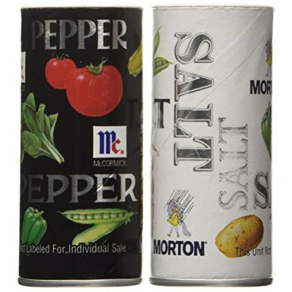 Morton Iodized Salt & Pepper, 2 pk, 5.5 oz