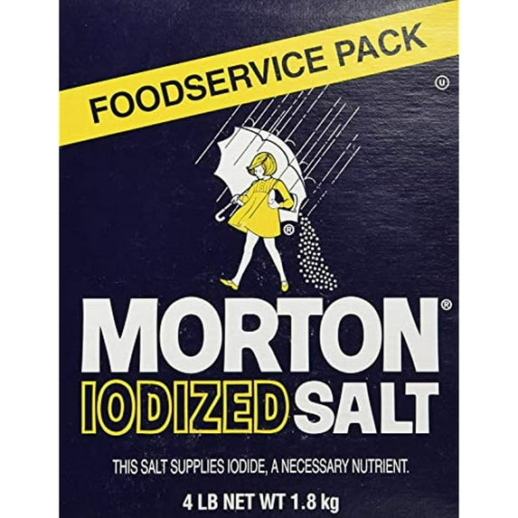 Morton Iodized Table Salt - 4lb. Box (2 Pack)