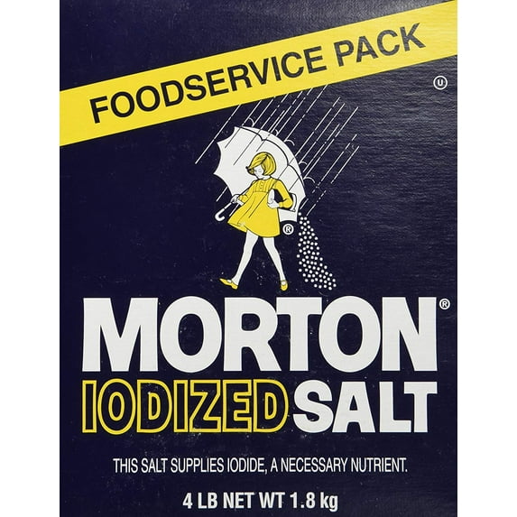 Morton Iodized Table Salt - 4lb. Box (4 Pack)