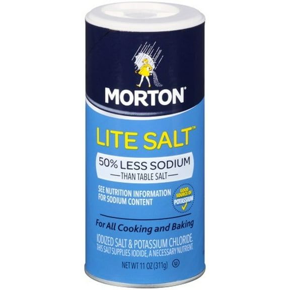 Morton Lite Salt 11 oz (Pack of 18)