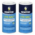 Morton Lite Salt, With Half The Sodium Of Table Salt, 11 oz (2pack
