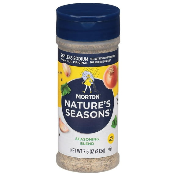 Pack Of 2 Morton Nature's Seasons Low Sodium Seasoning Blend - 7.5 oz (Packaging May Vary)