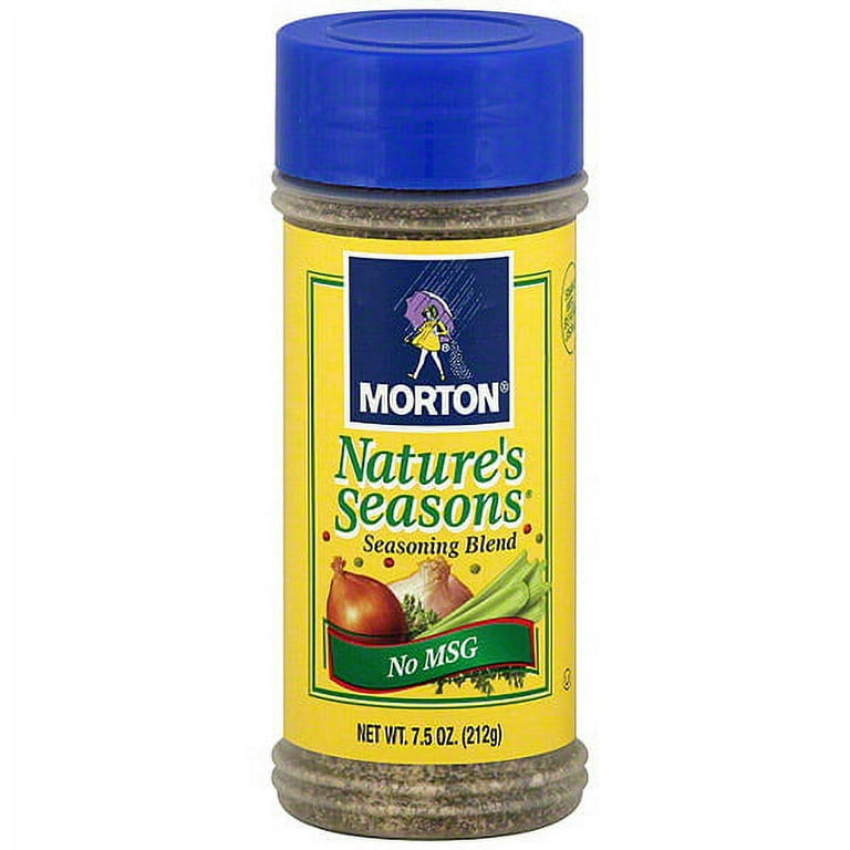 Morton Nature's Seasons Seasoning Blend, 7.5 Ounce Canister (Pack of 12)