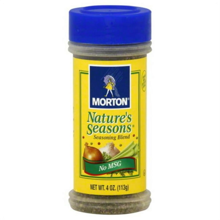 Morton Nature's Seasons Seasoning Blend - Savory Blend of Spices for  Lighter Fare, 4 oz Canister 