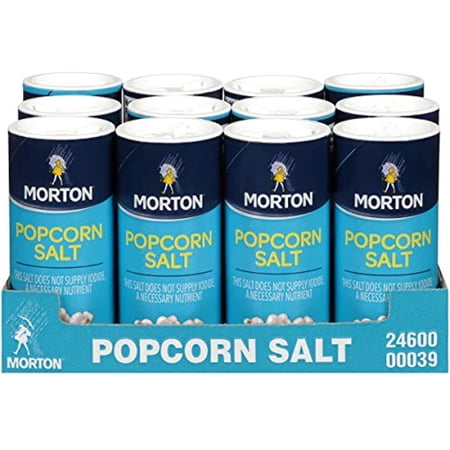 Morton Popcorn Salt, 3.75 Ounce Shaker (Pack Of 12)