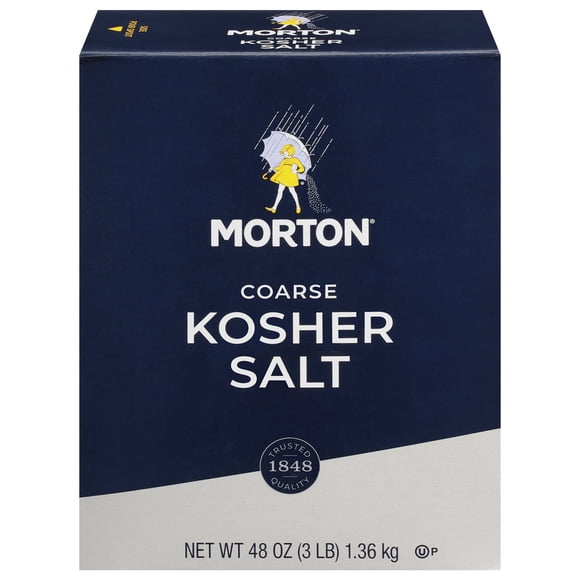 Morton Coarse Kosher Salt, Coarse Salt for Cooking, 3 lb.