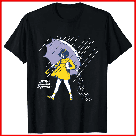 Morton Salt Funny Vintage Logo Iconic Food Brand Graphic Unisex T-shirt V18894, up to size 5XL