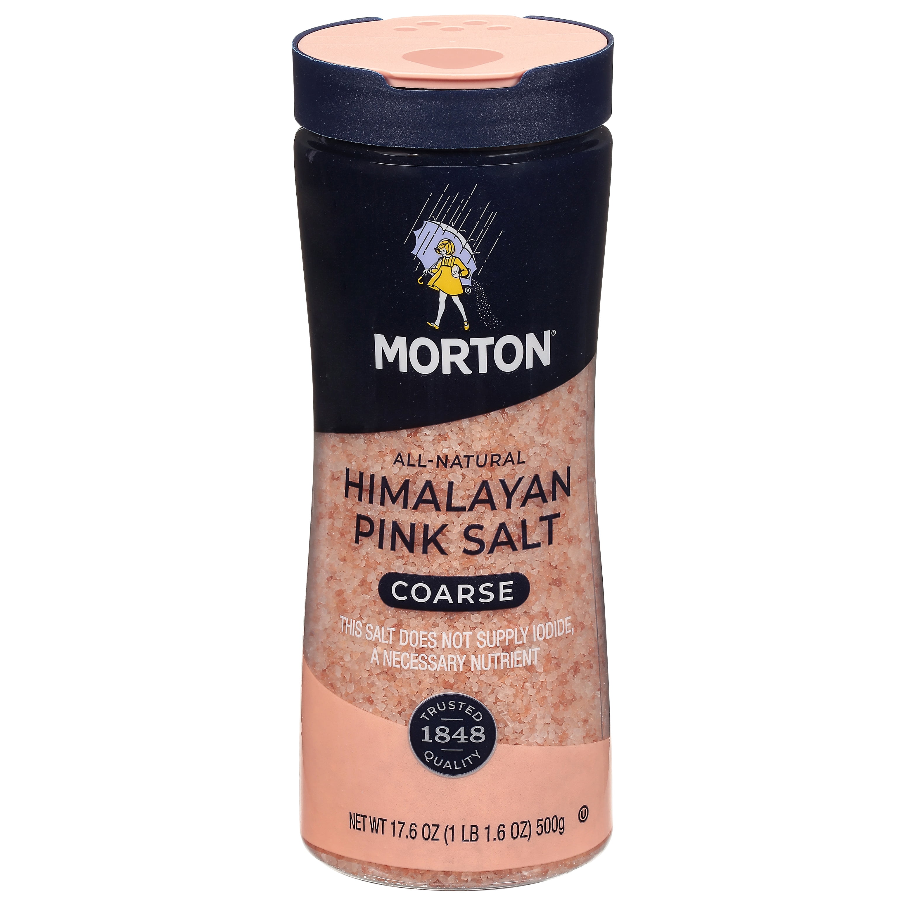 Morton Salt Himalayan Pink Salt, Coarse for Grilling, Seasoning and