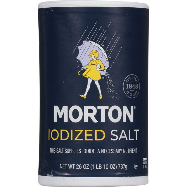 Morton Salt, Iodized, 26 Ounce