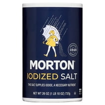 Morton Salt, Iodized, 26 Ounce