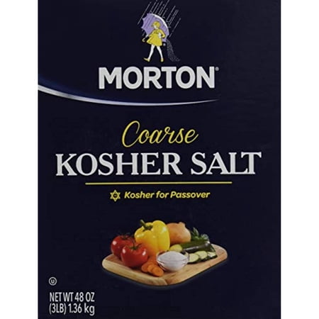Morton Salt Kosher Salt, 3 Lb, 2 Pk