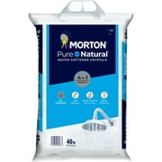 Morton Salt Pure and Natural® Water Softening Crystals, one 40 lb bag