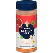 Morton Season-All Seasoned Salt - for BBQ, Grilling, and Potatoes, 16.0 Ounce