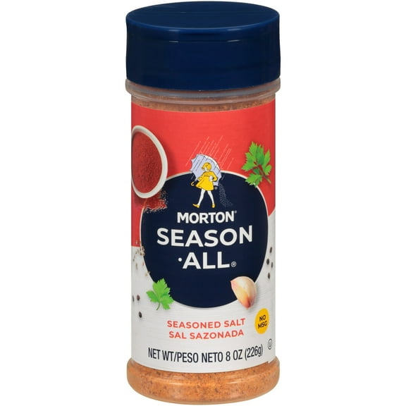 Morton Salt Season-All Seasoned Salt for BBQ, Grilling and Potatoes 8 oz (Pack of 4)