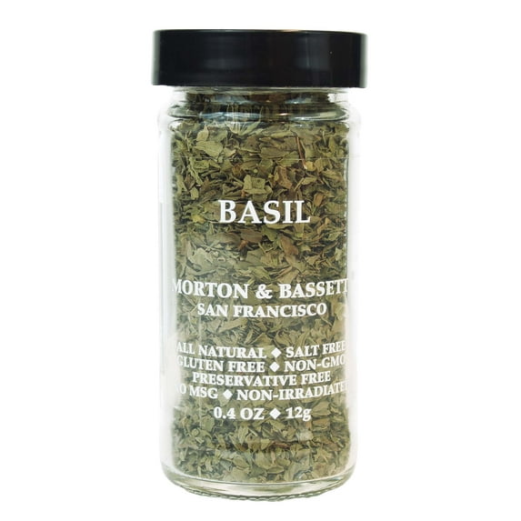 Morton & Bassett Basil, 0.4 oz – Single Herb