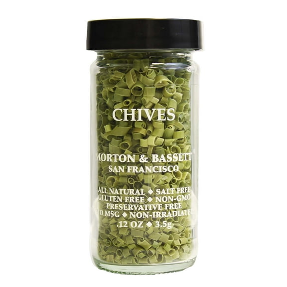 Morton & Bassett Chives, 0.12 oz Single Herb