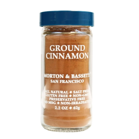 Morton & Bassett Ground Cinnamon, 2.2 oz Single Spice