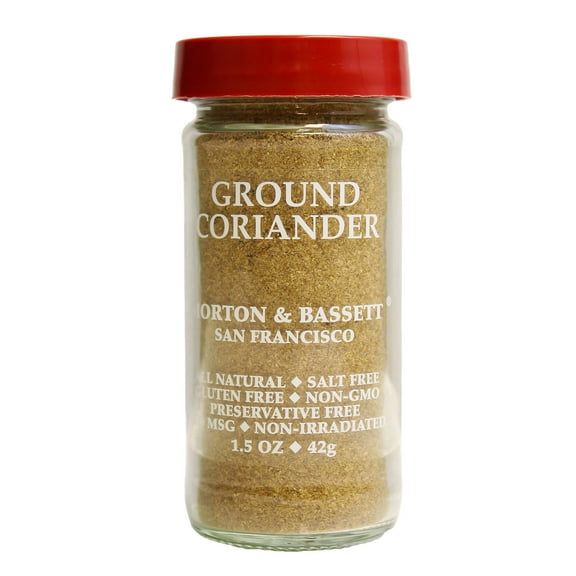 Morton & Bassett Ground Coriander, 1.5 oz – Single Spice