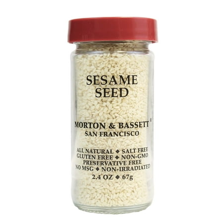 Morton & Bassett Sesame Seed, 2.4 oz – Single Spice