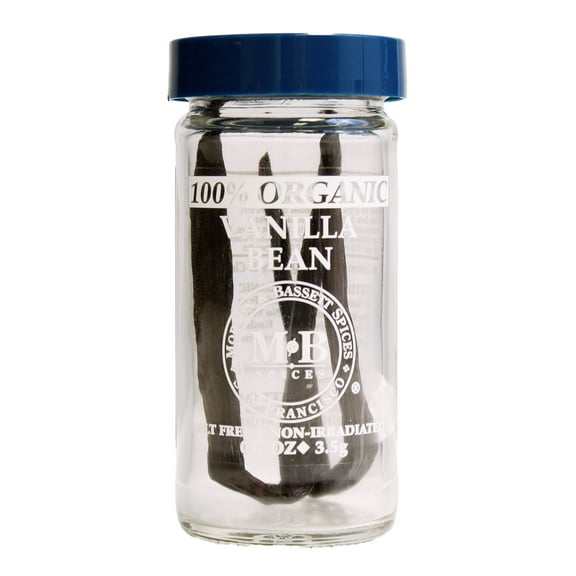 Morton & Bassett Organic Vanilla Bean, 0.1 oz Single Spice