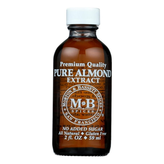 Morton & Bassett Pure Almond Extract, 2fl oz