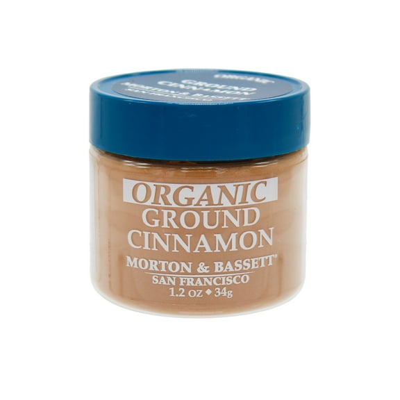 Morton & Bassett Organic Ground Cinnamon, 1.2 oz – Single Spice