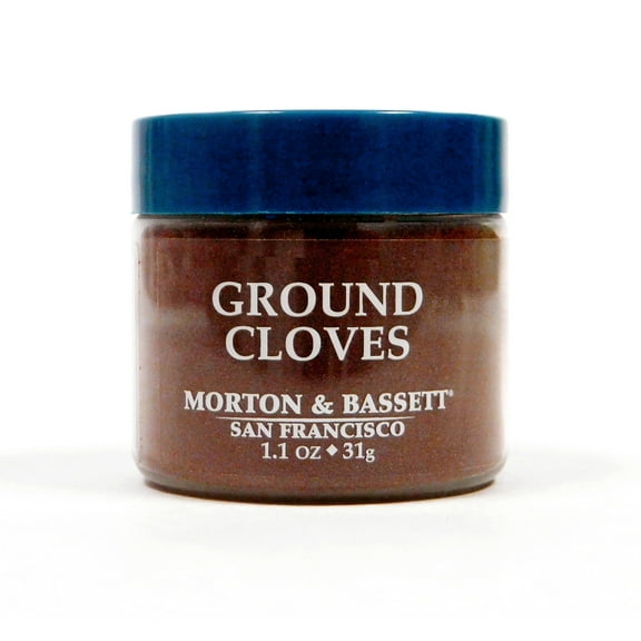 Morton & Bassett Ground Cloves, 1.1 oz Single Spice