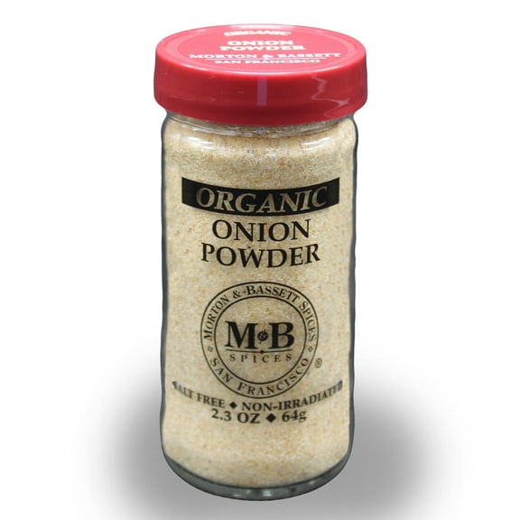 Morton & Bassett Organic Onion Powder, 2.3 oz – Single Spice