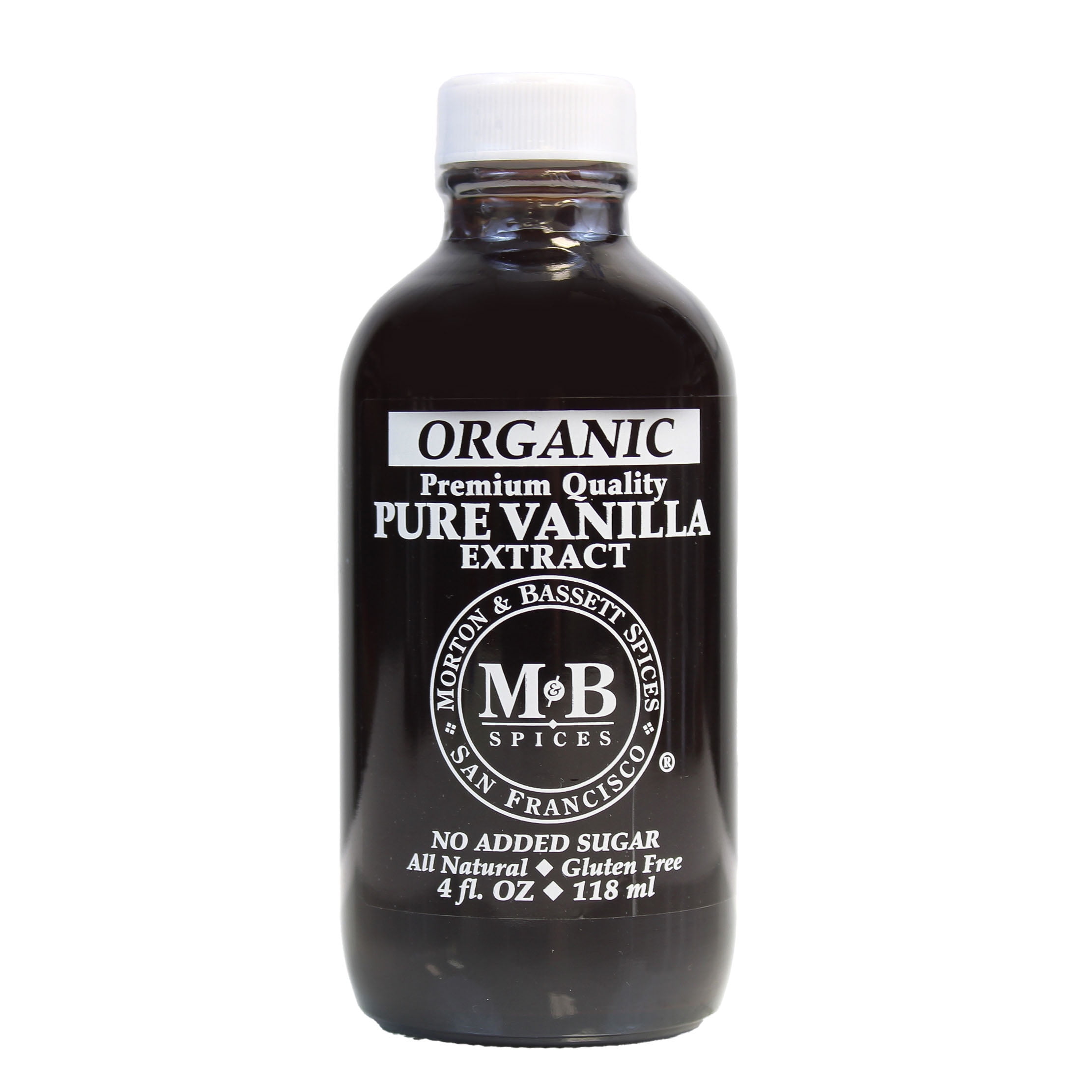 Morton & Bassett Organic Pure Vanilla Extract , 4fl oz