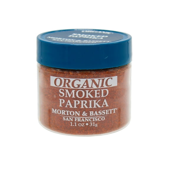 Morton & Bassett Organic Smoked Paprika, 1.1 oz – Single Spice
