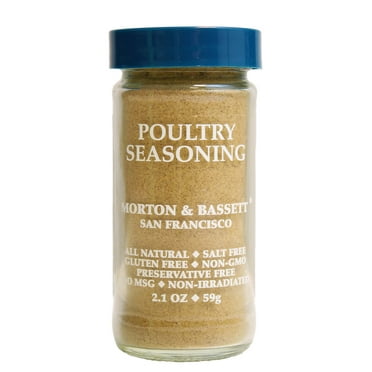 Morton & Bassett Poultry Seasoning, 2.1oz - Spice Blend