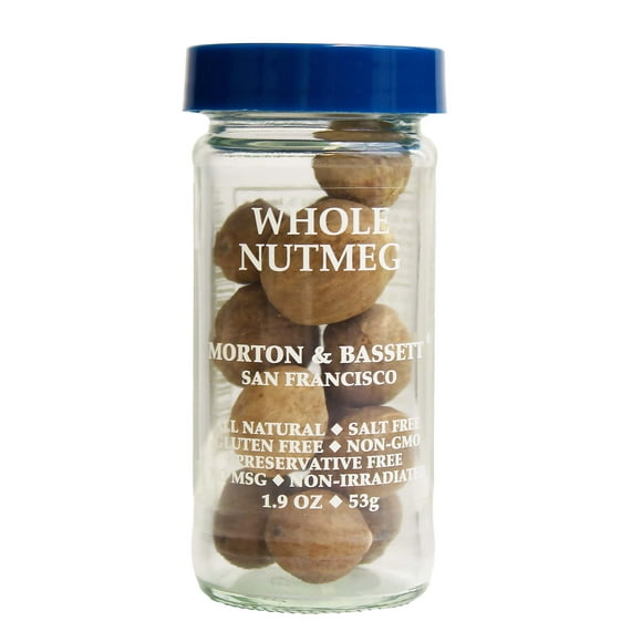 Morton & Bassett Whole Nutmeg Spice, 1.9oz - Single Herb