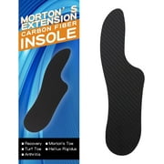Morton's Extension Orthotic,Carbon Fiber Insole,Rigid Foot Support Insert for Morton's Toe,Turf Toe,Hallux Rigidus,Arthritis,1 Piece&nbsp;