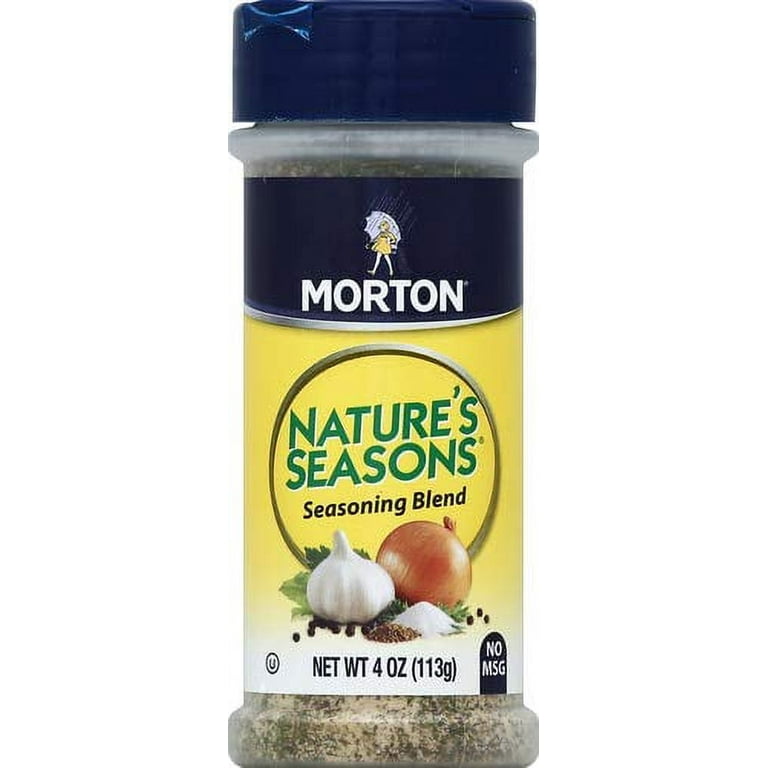  (Pack Of 1) Morton Natures Seasons Seasoning Blend Savory  7.5 Oz Canister ( Trademark 2-in-1 Measuring Spoon Included)