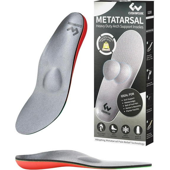 Morton's Neuroma Shoe Inserts for Metatarsalgia,Ball of Foot Pain,Plantar Fasciitis,Metatarsal Pain Relief Orthotic Insoles,Arch Support Shoe Insoles for Man Women