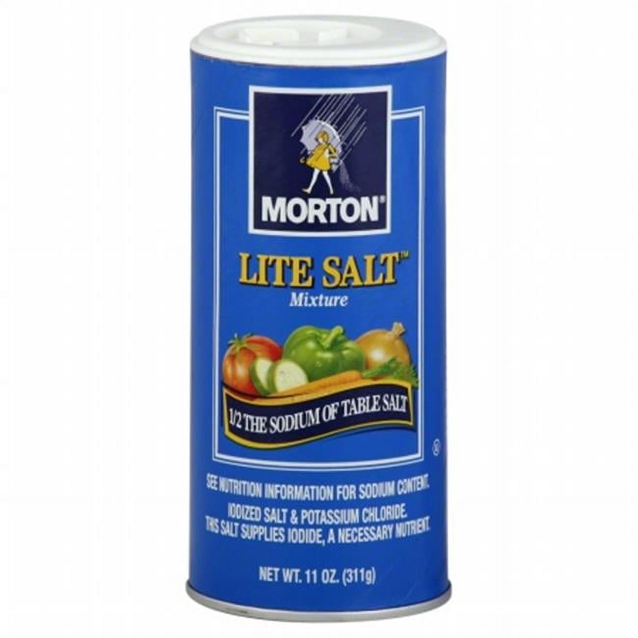 Mortons Lite Salt Mixture 11 oz.