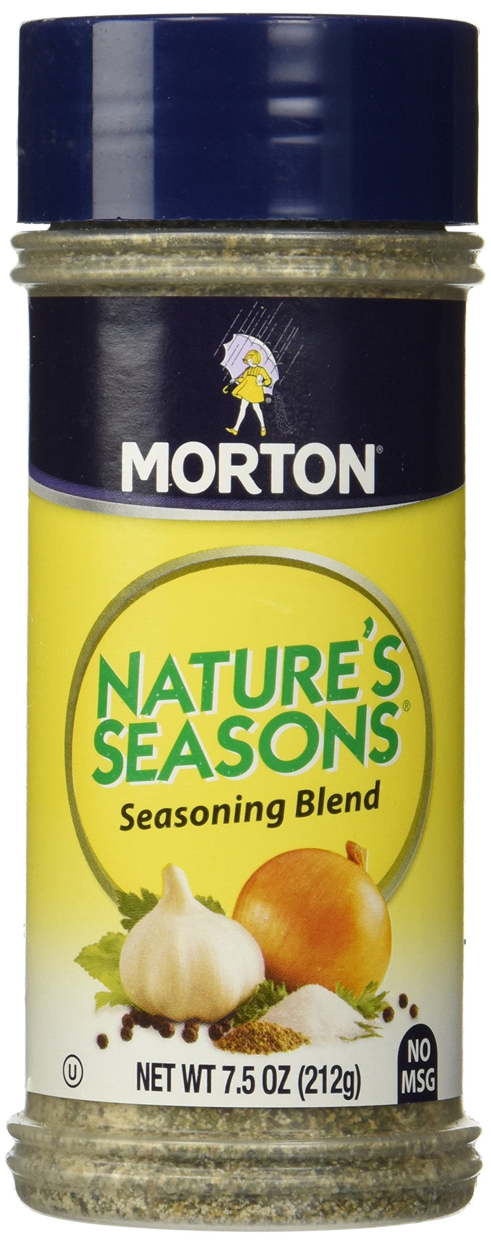 Mortons Natures Seasons No Msg Seasoning Blend 7.5Oz Bottle (Pack Of 3