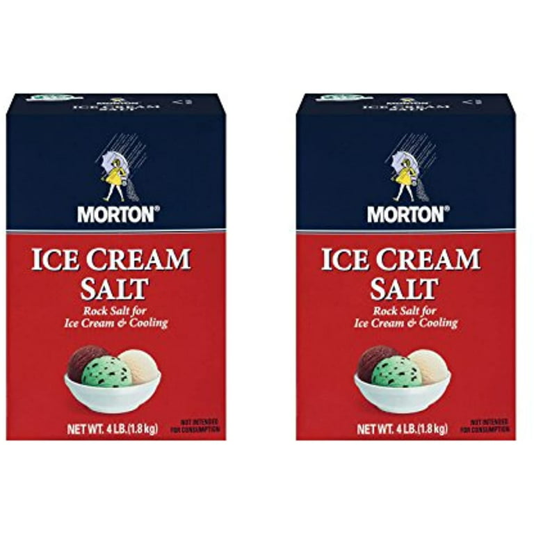 Morton - Ice Cream Salt - 4 lbs. (Pack of 2)