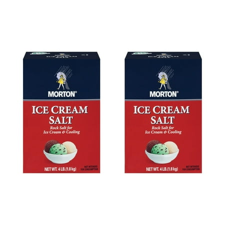 Mortons Salt Rock 4 Lb Pack Of 2