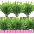 thumbnail image 1 of Morttic Morttic 10 Bundles Artificial Boxwood Plants Shrubs Artificial Flowers for Outdoors UV Resistant Greenery Foliage Spring Garden Farmhouse Office Patio Wedding Decor Indoor Decoration, 1 of 5