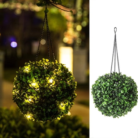 Morttic 1PC Hanging Solar Lantern Lights Outdoor Waterproof Garden LED Solar Lights Hanging Solar Powered Lantern 8 Inch (Warm White)
