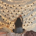 thumbnail image 1 of Morttic 2 Meters 20 LEDs Copper Wire Fairy String 3 * AA B-attery Powered Cell Opertaed with 20 Wooden Photos Pictures Clamp Clip Flexible Bendable Foldable Design Warm White for Home Party Daily, 1 of 6